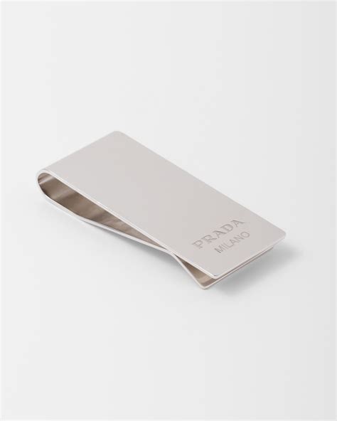 clip billetes prada|silver money clip Prada.